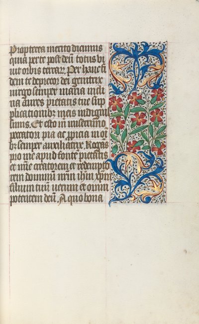 Libro de Horas Uso de Rouen: fol. 24r, c. 1470 de Master of the Geneva Latini