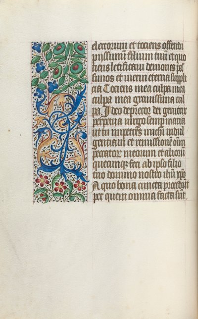 Libro de Horas Uso de Ruan: fol. 25v, c. 1470 de Master of the Geneva Latini