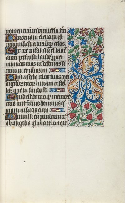 Libro de Horas Uso de Rouen: fol. 31r, c. 1470 de Master of the Geneva Latini