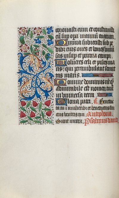 Libro de Horas Uso de Rouen: fol. 31v, c. 1470 de Master of the Geneva Latini