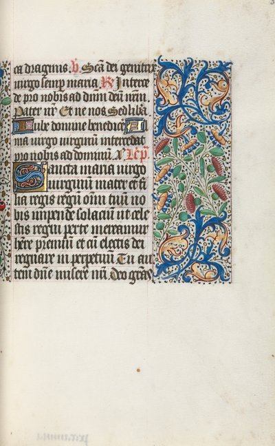 Libro de Horas Uso de Rouen: fol. 35r, c. 1470 de Master of the Geneva Latini