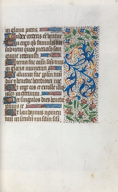 Libro de Horas Uso de Ruan: fol. 38v, c. 1470 de Master of the Geneva Latini