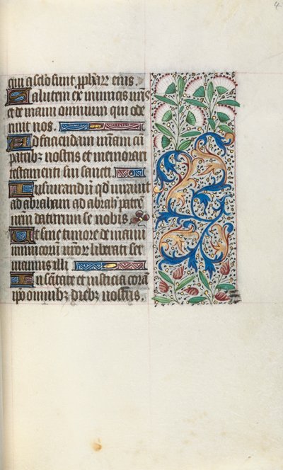 Libro de Horas Uso de Rouen: fol. 48r, c. 1470 de Master of the Geneva Latini