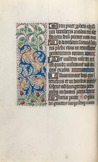 Libro de Horas Uso de Rouen: fol. 48v, c. 1470 de Master of the Geneva Latini
