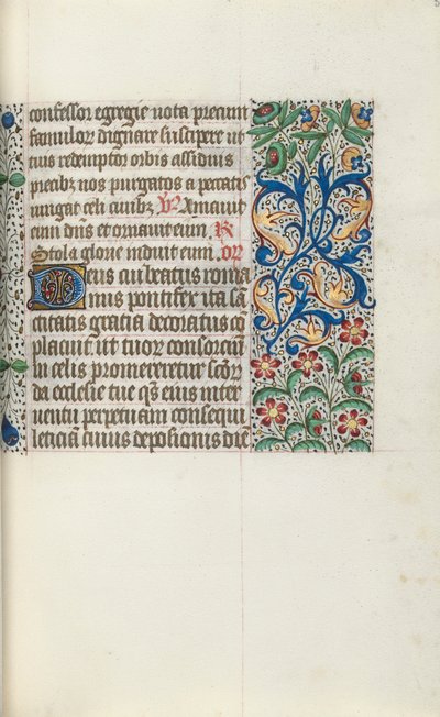 Libro de Horas Uso de Rouen: fol. 53r, c. 1470 de Master of the Geneva Latini