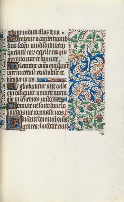 Libro de Horas Uso de Rouen: fol. 60r, c. 1470 de Master of the Geneva Latini