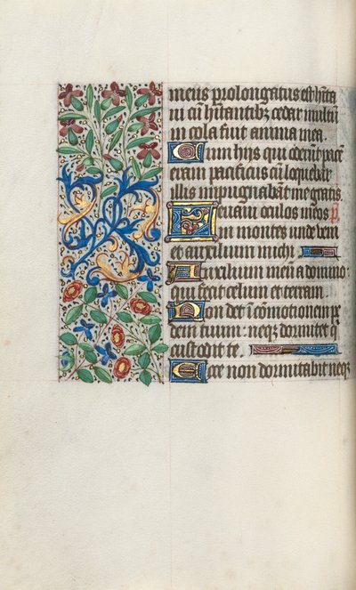 Libro de Horas Uso de Rouen: fol. 61v de Master of the Geneva Latini