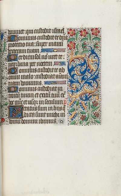 Libro de Horas Uso de Rouen: fol. 62r, c. 1470 de Master of the Geneva Latini