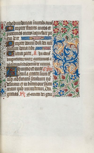 Libro de Horas Uso de Rouen: fol. 63r de Master of the Geneva Latini