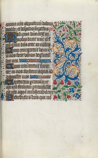 Libro de Horas Uso de Rouen: fol. 65r, c. 1470 de Master of the Geneva Latini