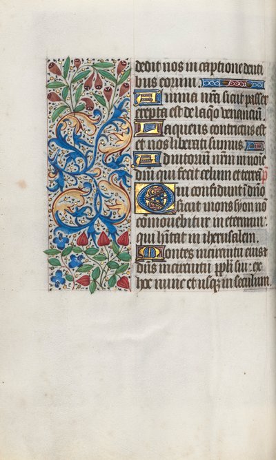 Libro de Horas Uso de Rouen: fol. 65v de Master of the Geneva Latini