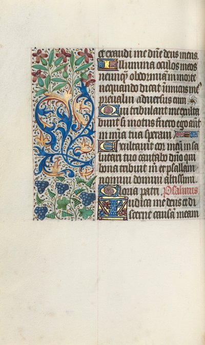 Libro de Horas Uso de Rouen: fol. 75v, c. 1470 de Master of the Geneva Latini