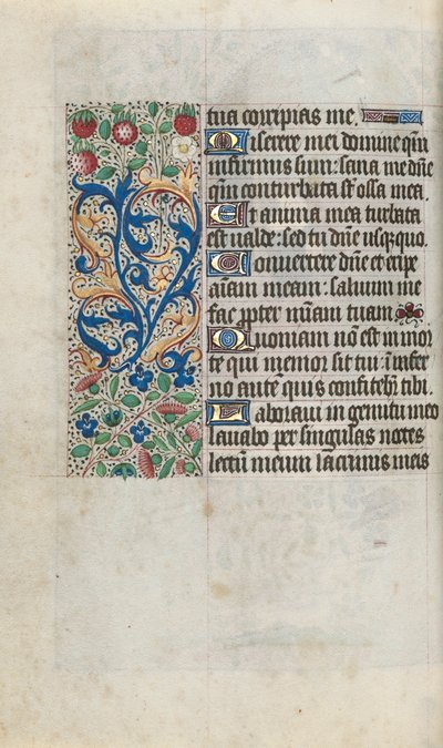 Libro de Horas Uso de Ruan: fol. 80v, c. 1470 de Master of the Geneva Latini