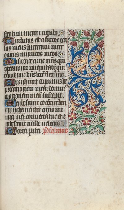 Libro de Horas Uso de Rouen: fol. 81r, c. 1470 de Master of the Geneva Latini