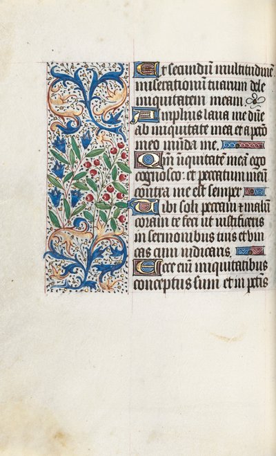 Libro de Horas Uso de Rouen: fol. 85v, c. 1470 de Master of the Geneva Latini