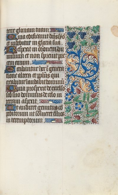 Libro de Horas Uso de Rouen: fol. 89r, c. 1470 de Master of the Geneva Latini