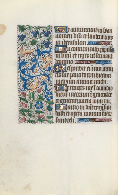 Libro de Horas Uso de Rouen: fol. 89v, c. 1470 de Master of the Geneva Latini