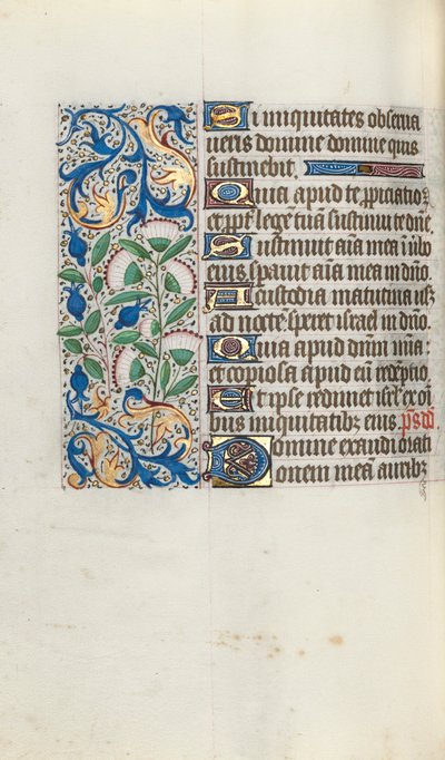 Libro de Horas Uso de Ruan: fol. 90v, c. 1470 de Master of the Geneva Latini