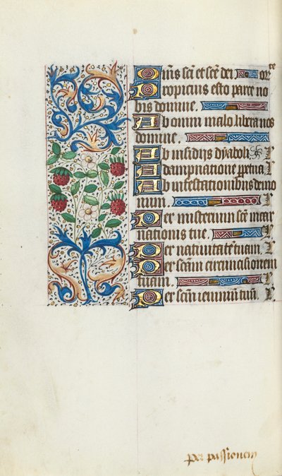Libro de Horas Uso de Rouen: fol. 94v, c. 1470 de Master of the Geneva Latini