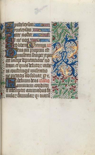 Libro de Horas Uso de Rouen: fol. 96r, c. 1470 de Master of the Geneva Latini