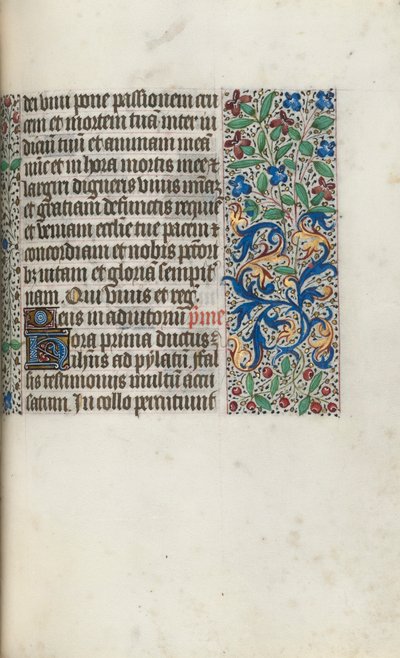 Libro de Horas Uso de Rouen: fol. 97r, c. 1470 de Master of the Geneva Latini