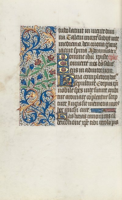 Libro de Horas Uso de Rouen: fol. 98v, c. 1470 de Master of the Geneva Latini