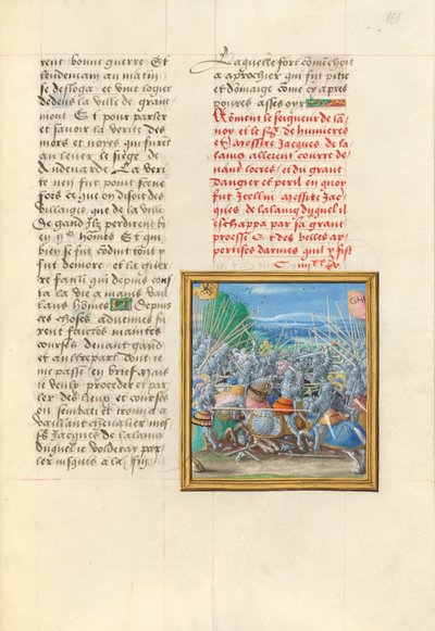 La batalla de Lokeren de Master of the Getty Lalaing