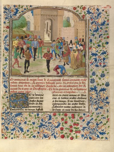 La competencia en Sittacene y el aplacamiento de Sisigambis de Master of the Jardin de vertueuse consolation