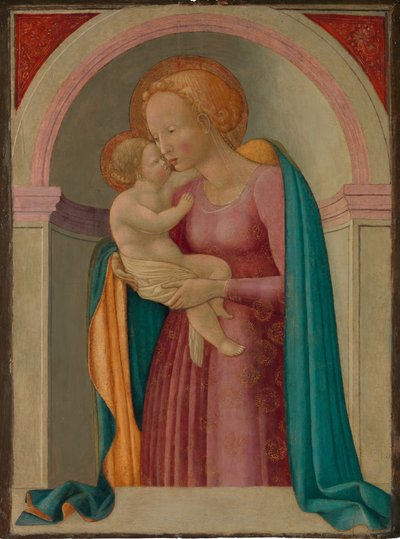 Madonna y Niño de Master of the Lanckoronski Annunciation