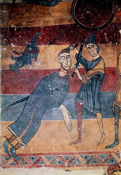 David y Goliat, c. 1130 de Master of the Last Judgement