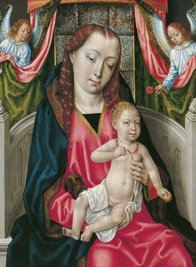 La Virgen y el Niño de Master of the Legend of St. Ursula