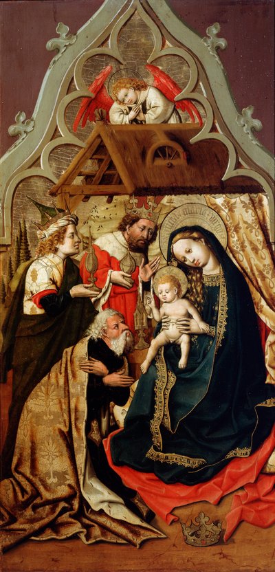 La adoración de los magos, c. 1440 de Master of the Lichtenstein Castle