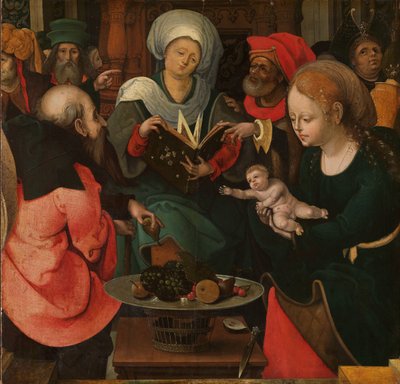 Sagrado parentesco de Master of the Lille Adoration