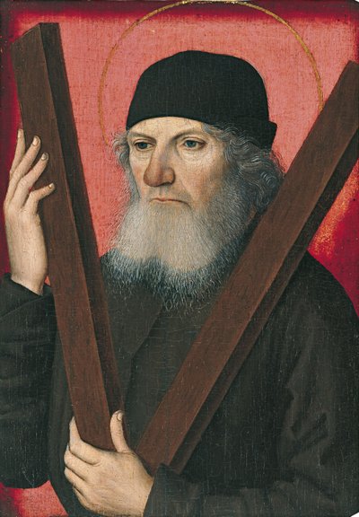 Retrato de un Hombre como San Andrés de Master of the Magdalen Legend