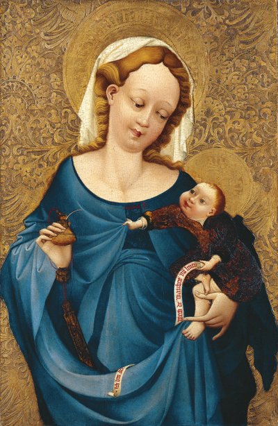 Madonna con el tintero, ca 1430 de Master of the Middle Rhine