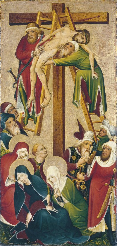 El Descendimiento de la Cruz de Master of the Middle Rhine