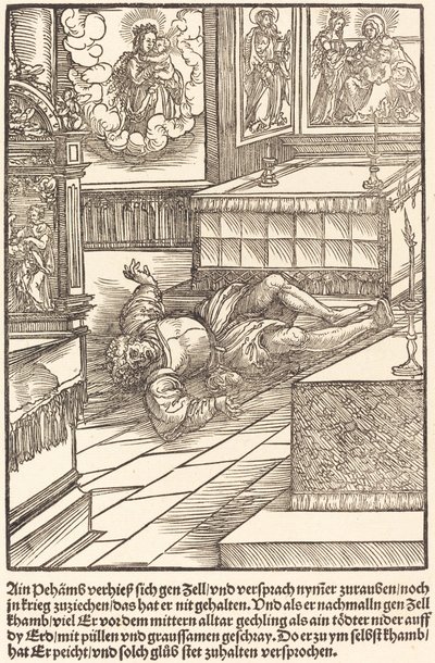Ain Pehamss Verheiss Sich Gen Zell ... de Master of the Miracles of Mariazell