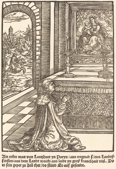 Ain erber man von Lanshuet ... de Master of the Miracles of Mariazell