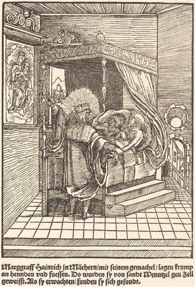 Marggraff Hainrich en Marhern ... de Master of the Miracles of Mariazell