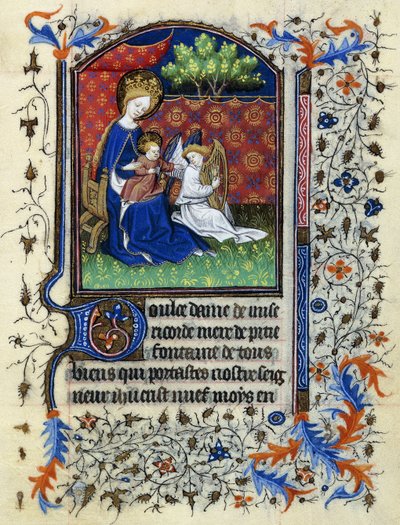 Virgen coronada, c.1430-1440 de Master of the Munich Golden Legend
