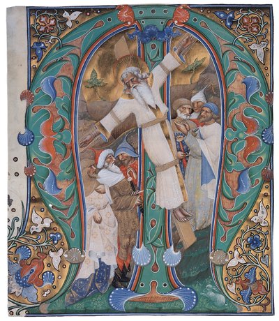 La Crucifixión de San Andrés de Master of the Murano Gradual