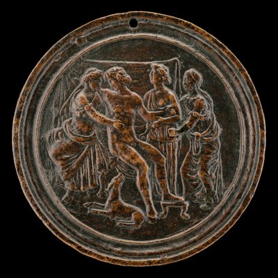 Meleagro y Atalanta, cuarto cuarto del siglo XV de Master of the Orpheus Legend