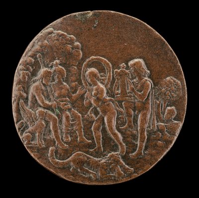 Orfeo y Eurídice ante Plutón y Proserpina de Master of the Orpheus Legend