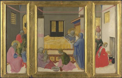 El nacimiento de la Virgen, c. 1440 de Master of the Osservanza