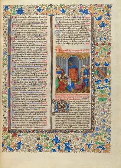 La predicación del diablo de Master of the Oxford Hours