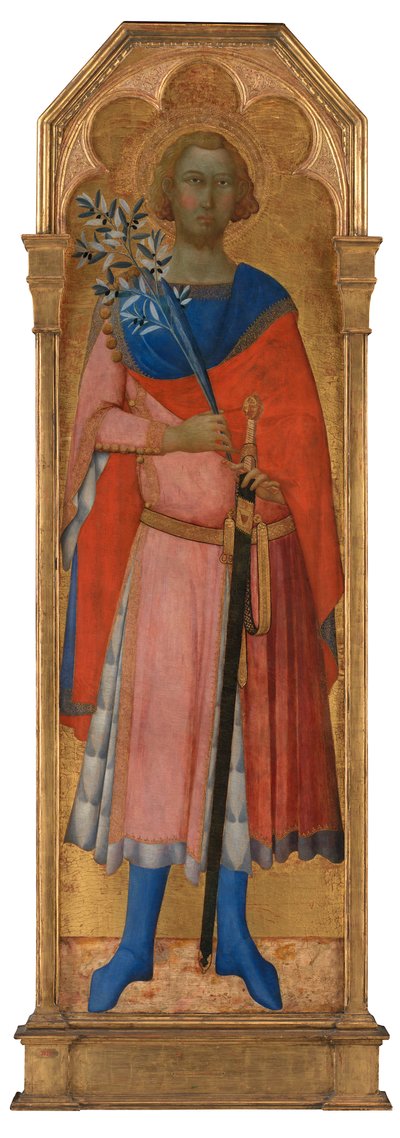 San Víctor de Master of the Palazzo Venezia Madonna