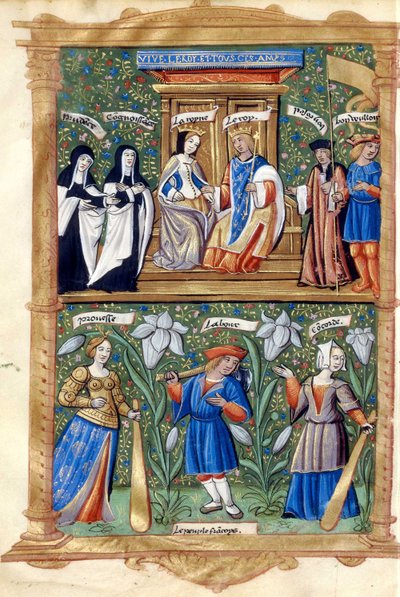 BNF Fr5750 f40 - Coronación y entrada de Madame Claude Royne de France de Master of the Paris Entries