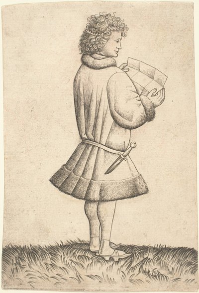 Un poeta leyendo de Master of the Playing Cards