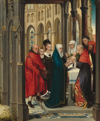 La presentación en el templo, c. 1470-1480 de Master of the Prado Adoration of