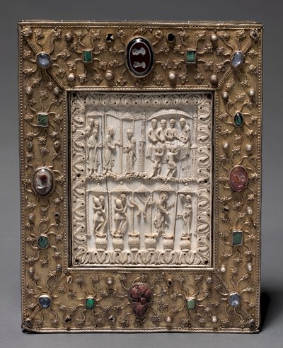 Relicario en forma de libro, c.1000 de Master of the Registrum Gregorii